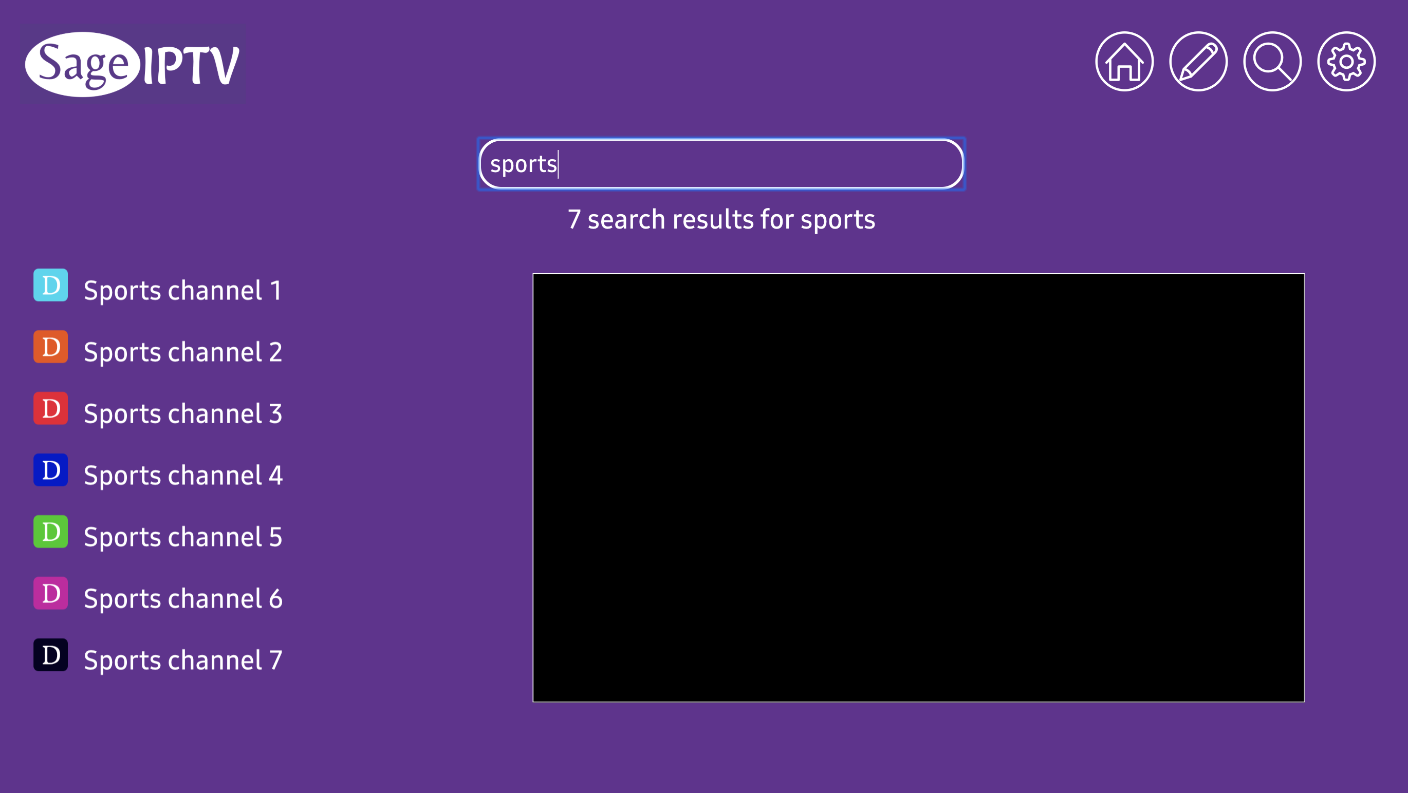 Channels Search